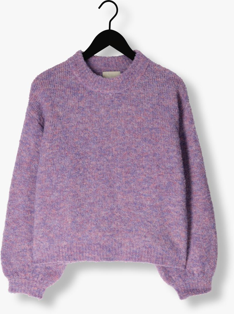 NOTRE-V lila notre-v trui nv-clarice boucle knit blouse