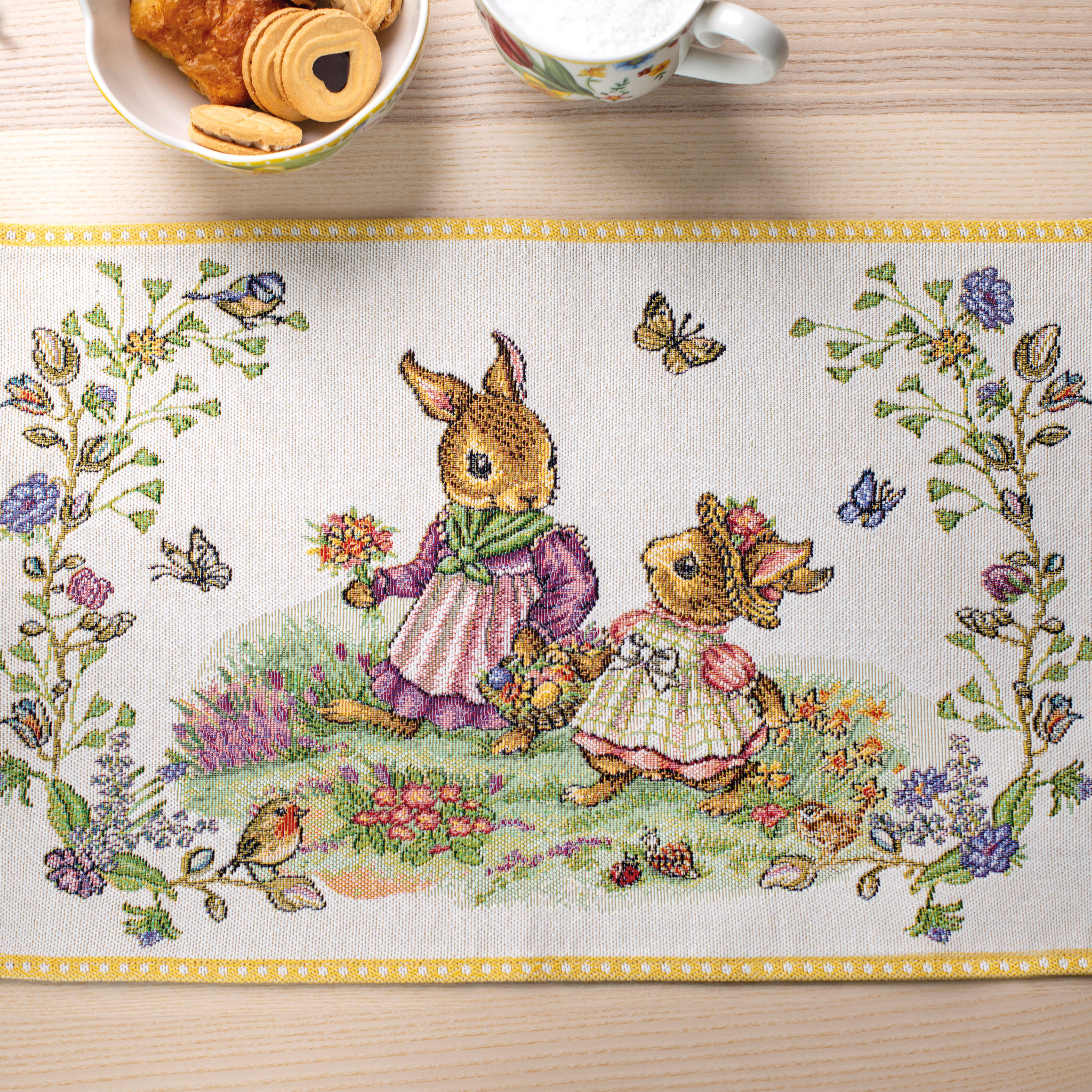 Spring Fantasy Placemat Green, 12.6'' x 18.9'' x ''