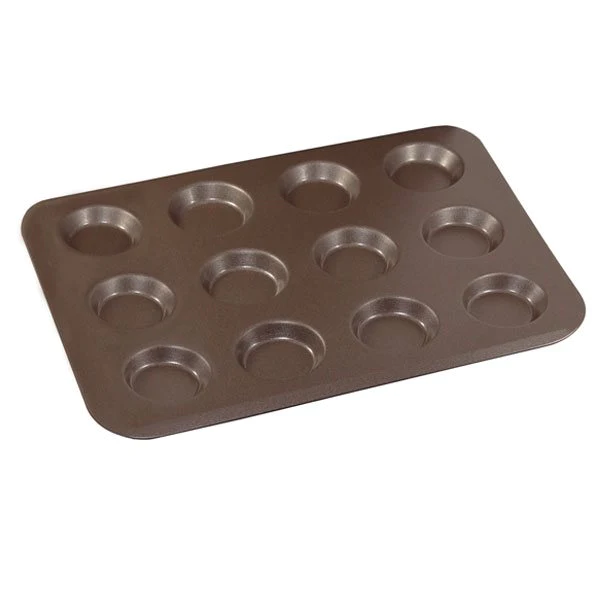 Plaque anti-adhérente 12 mini-tartelettes Gobel