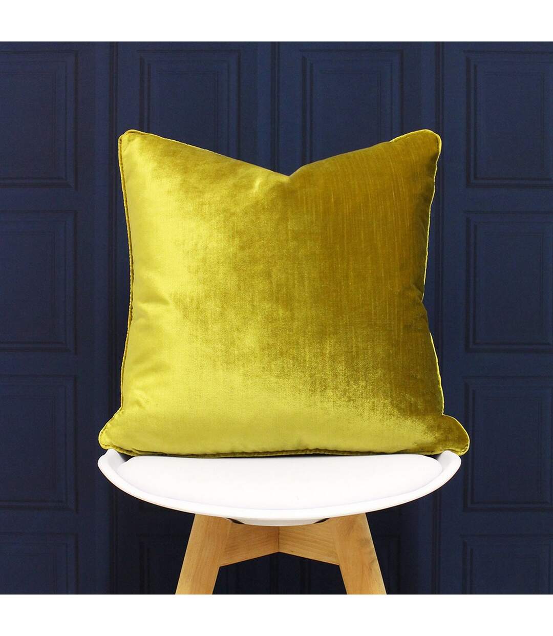 Riva Home - Housse de coussin en velours (Ocre) (55 x 55 cm) - UTRV1084