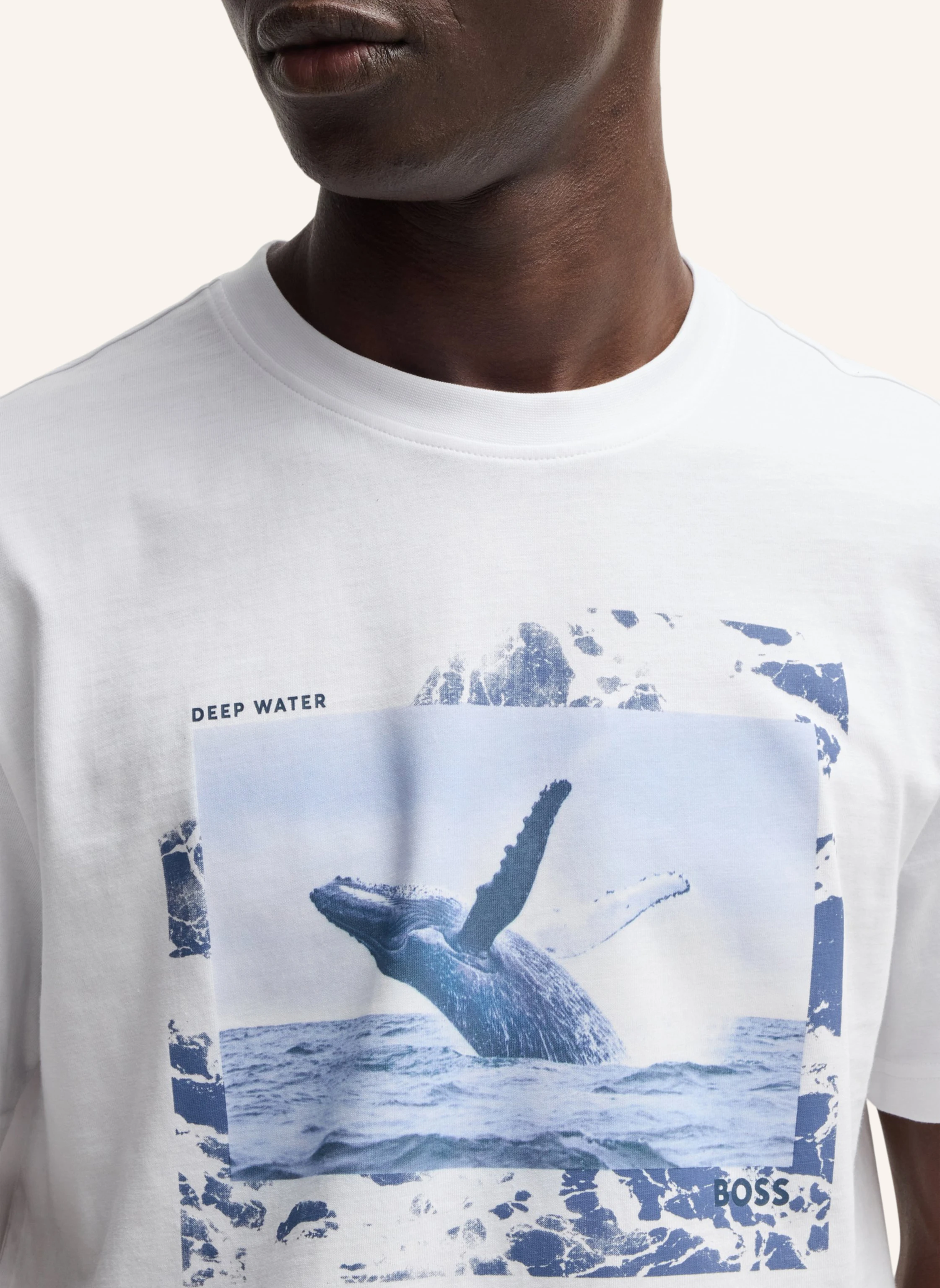 BOSS T-Shirt TE_DUNETRACE Regular Fit