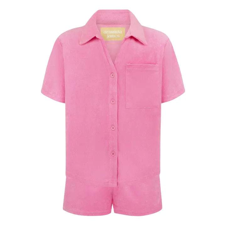 Araminta James Ensemble Chemise Terry | Rose
