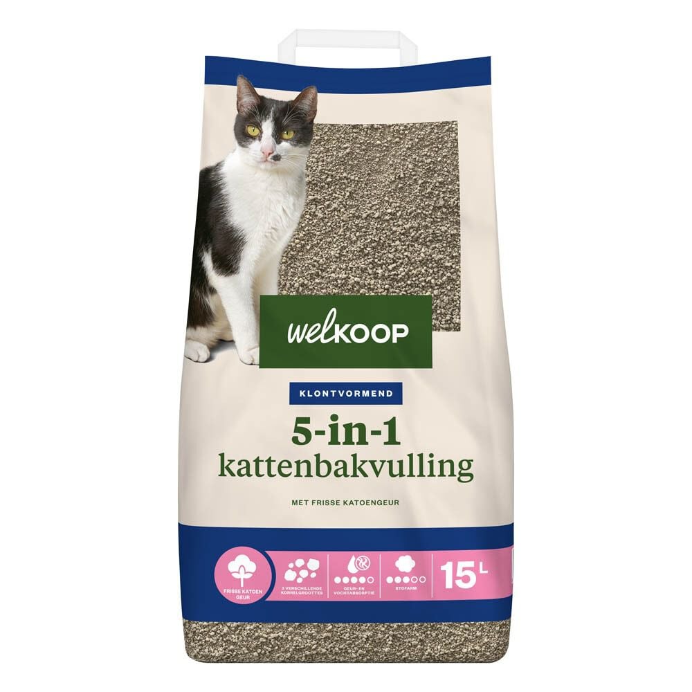 Welkoop Klontvormend 5-in-1 - Kattenbakvulling - 15 Liter