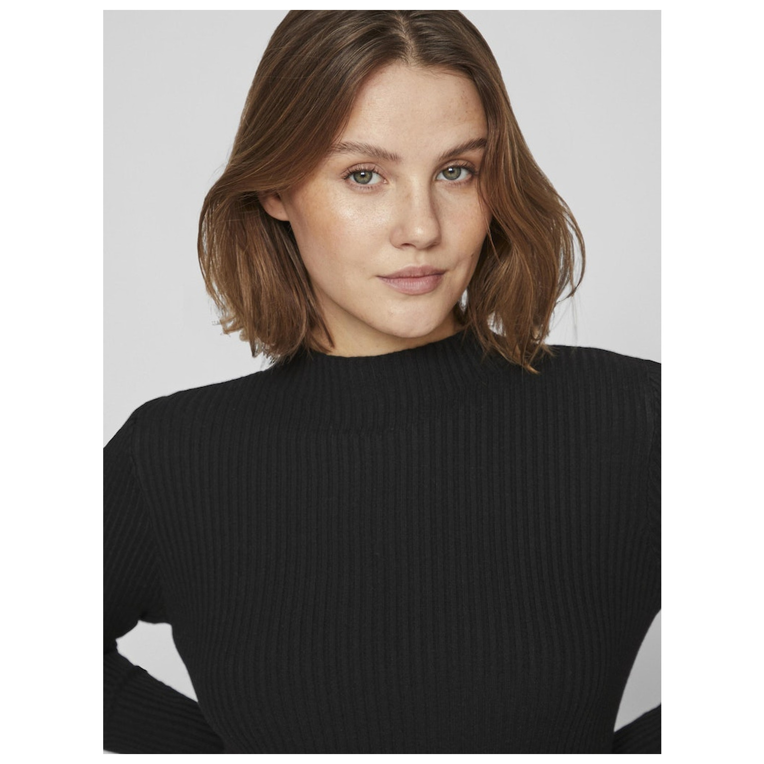 Vila VIOVANNI FUNNEL-NECK L/S KNIT