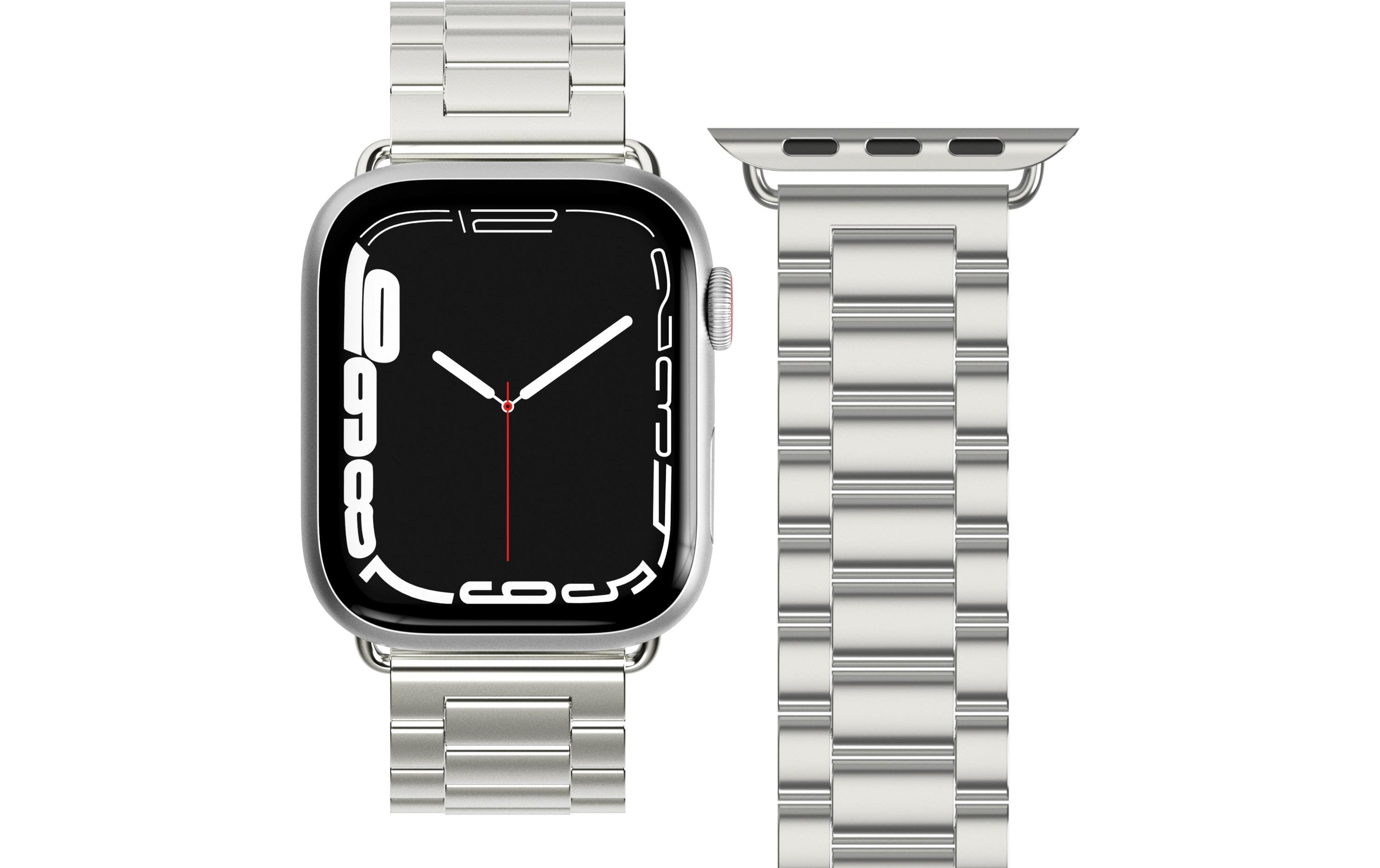 Armband Link Bracelet Apple Watch 42/44/45/49 mm SilverArmband für Apple Watch 42/44/45/49 mm