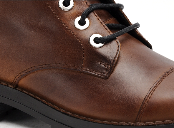 Chacal boots bottine plates femme 6445 marron