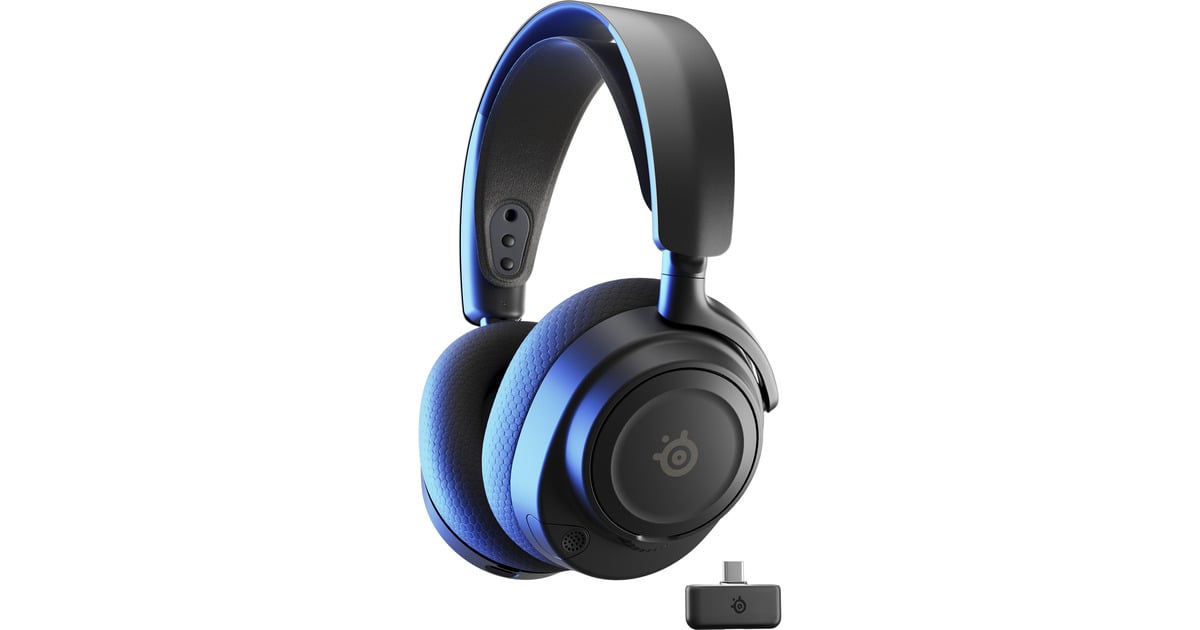 SteelSeriesArctis Nova 7 Wireless Gen 2 over-ear gaming headset  (Zwart, Pc, 2.4 GHz / Bluetooth)