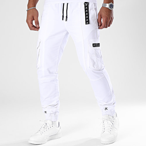 Pantalon Cargo Regular 1165 Blanc