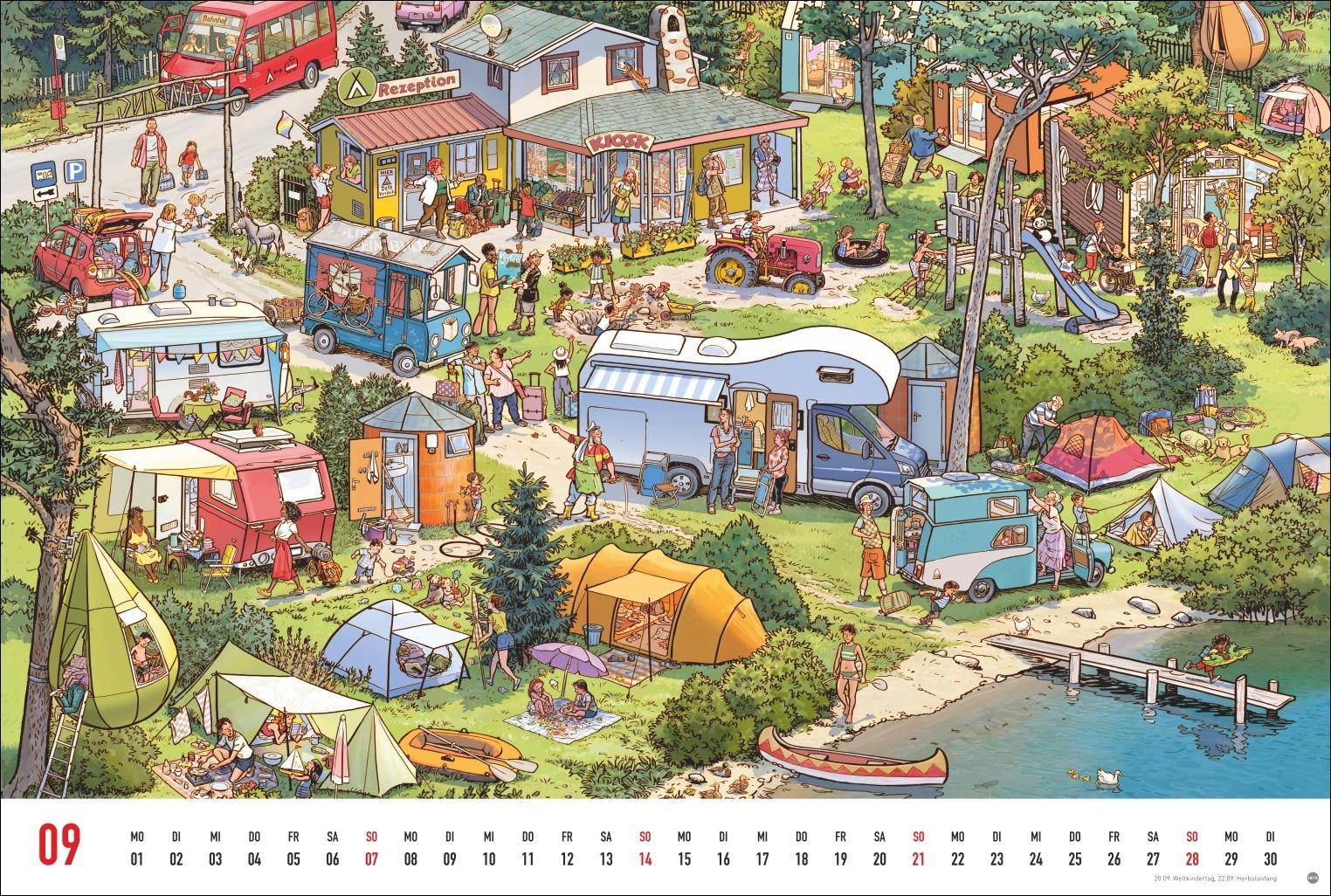 Göbel & Knorr Wimmelbilder Edition Kalender 2025