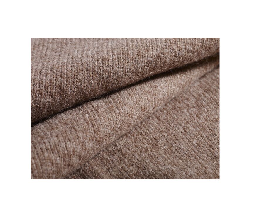 Pull col roulé homme Marron Chiné - KENNERIC