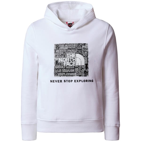 Sweatshirt THE NORTH FACE TEENS BOX P/O HOODIE TNF WHITE/TNF BLACK