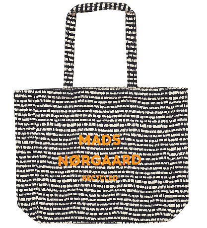 Mads N?rgaard Shopper - Recycled Boutique Athene - ScribBlå Blac