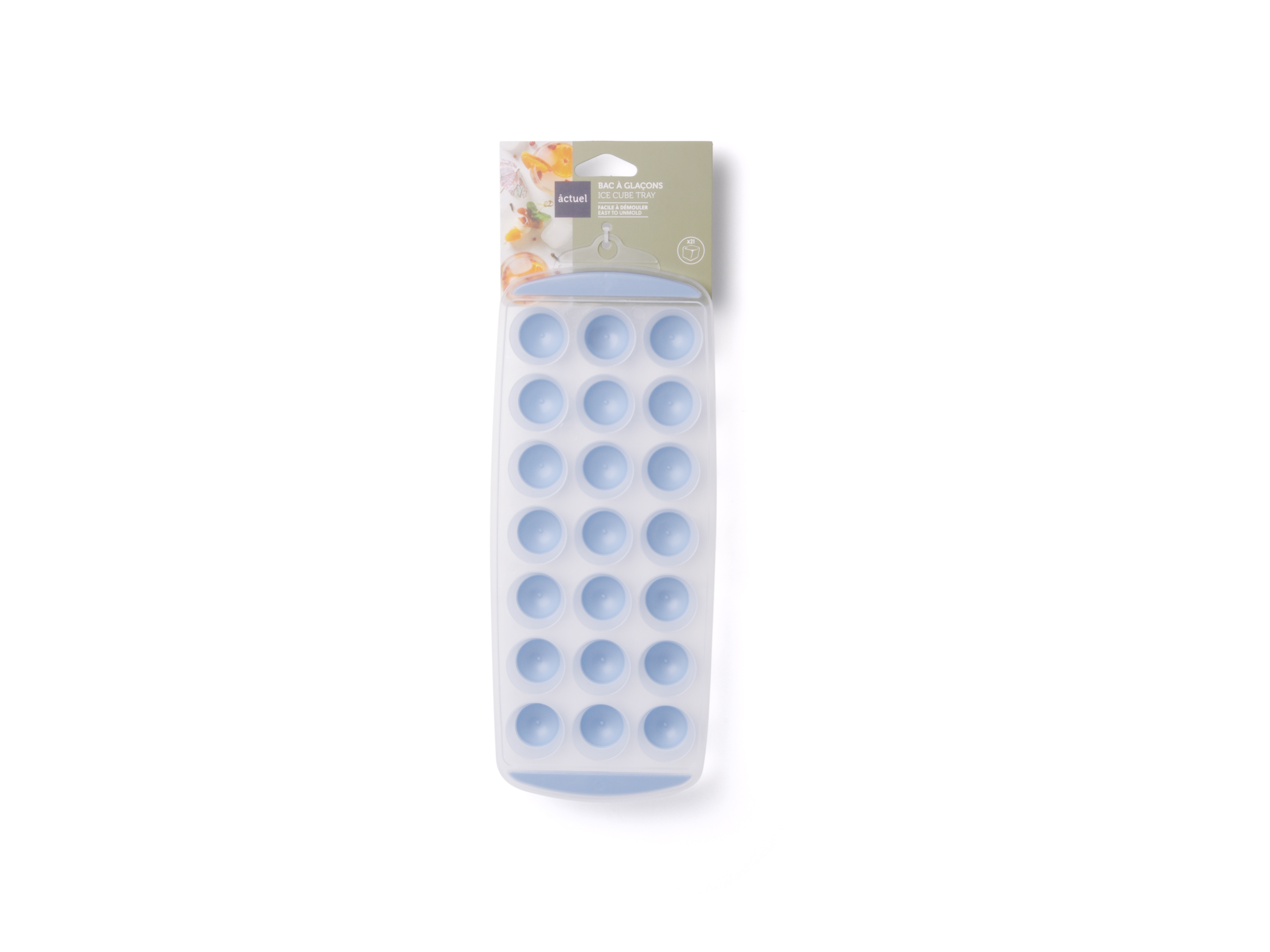 CUVETE GELO ACTUEL AZUL 21 CUBOS