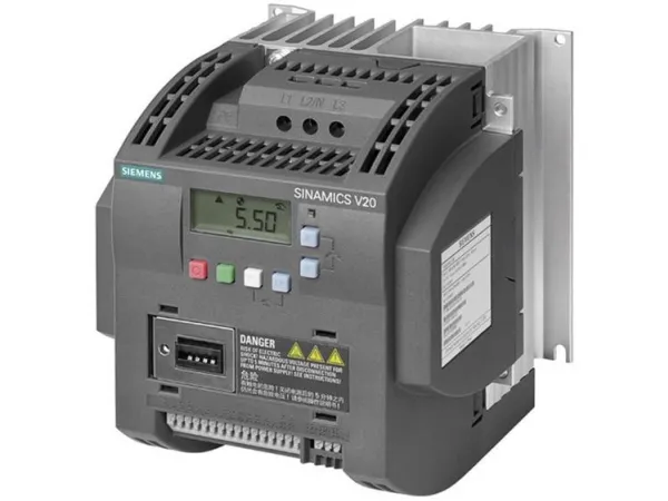 Siemens 6SL3210-5BE24-0UV0, Sort, IP20, 380 - 480 V, 140 mm, 165 mm, 160 mm
