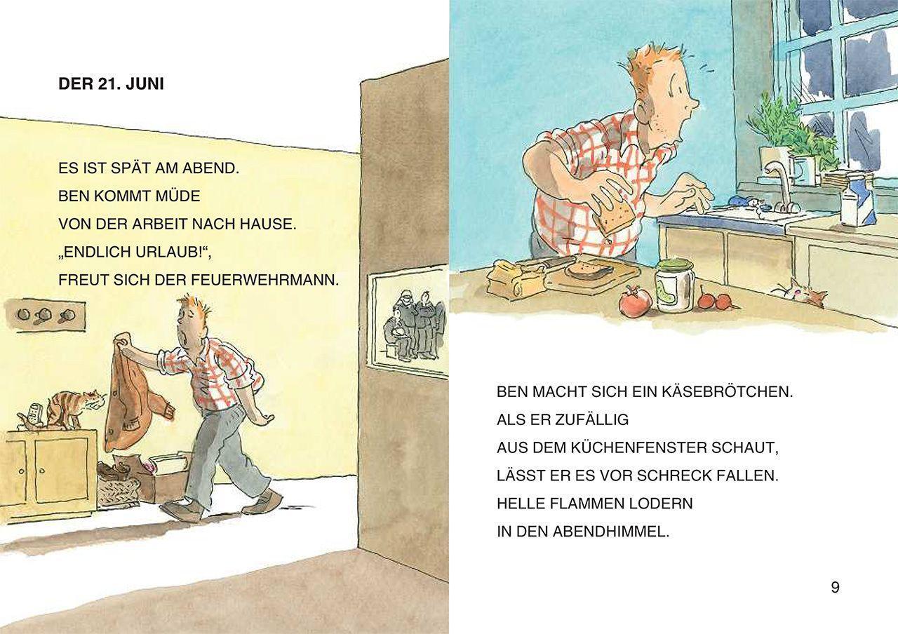 Leselöwen 2. Klasse - Feuerwehrgeschichten (Großbuchstabenausgabe)