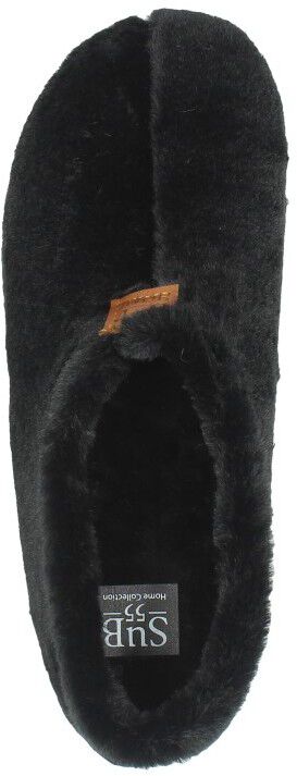 Sub55 Home Collection Pantoffels Dicht zwart
