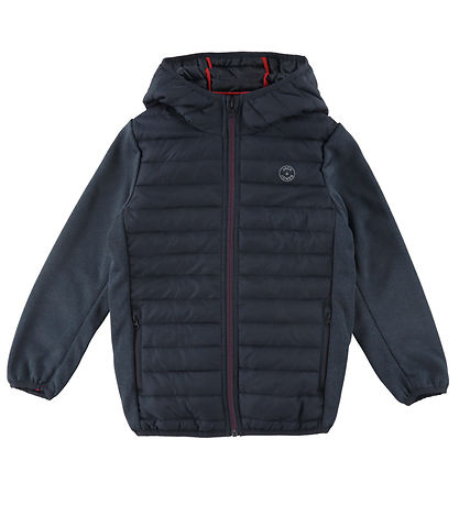 Jack & Jonas Dynejakke - JjeMulti - Noos - Navy Blazer m. R?d
