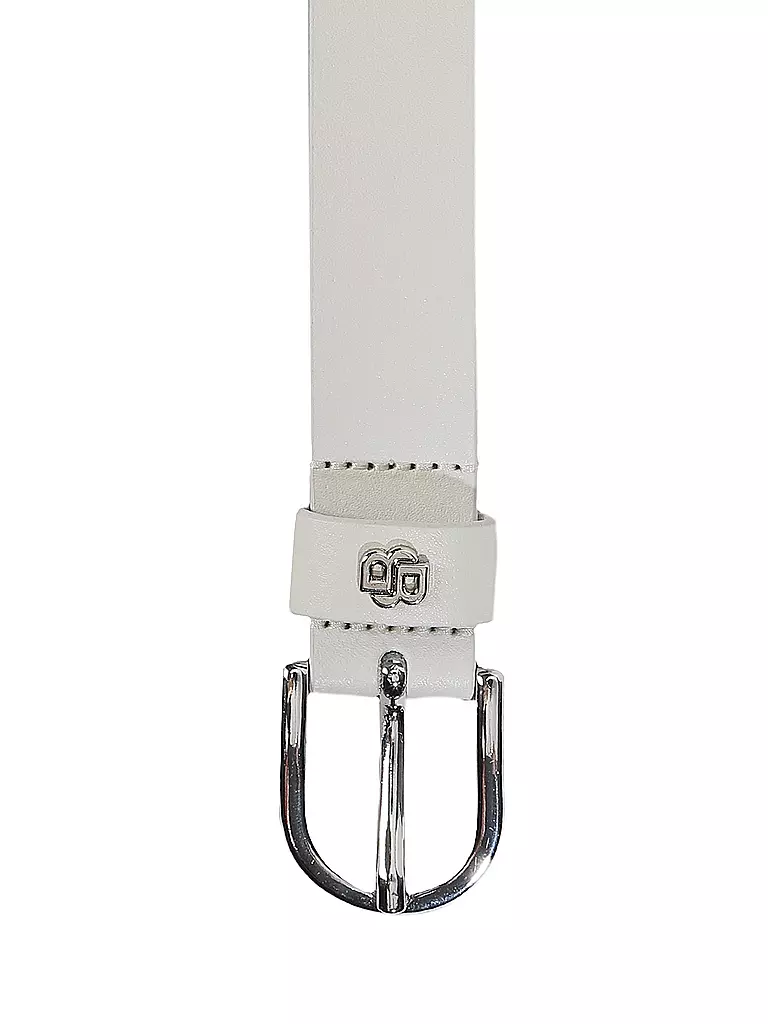 BOSS Ledergürtel weiss