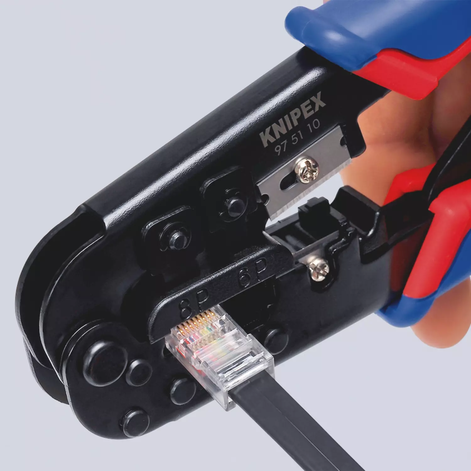 Knipex 975110 Krimptang voor Westernstekkers - 190mm