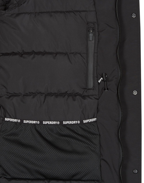Superdry - CITY PADDED PARKA JACKET - Noir