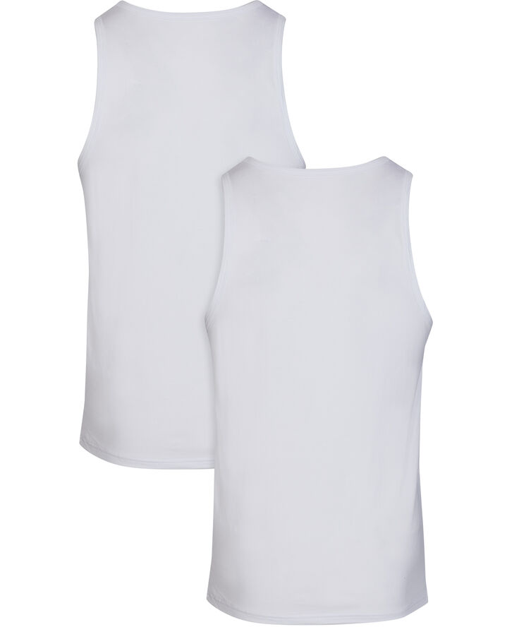 JBS JBS 2-pack singlet bamboo Hvid