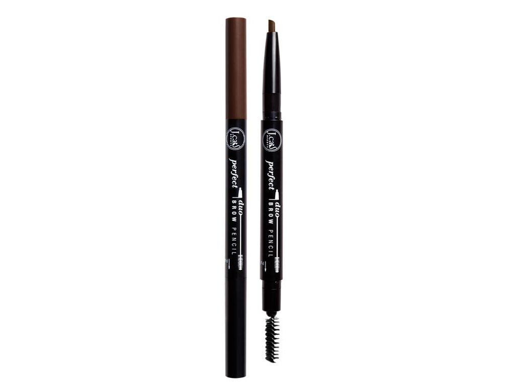 DELINEADOR OLHOS JCAT PERFECT BROW DARK BROWN