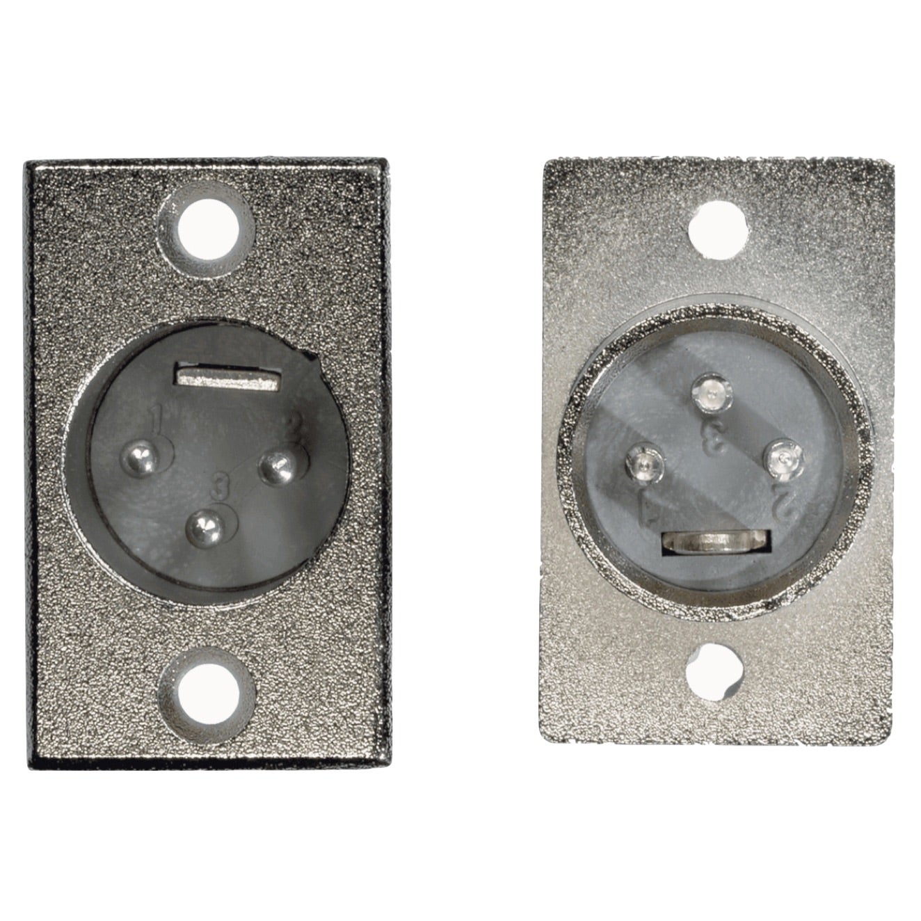 Yellow Cable XLR03 3-pins XLR chassisdeel, male, 2 stuks