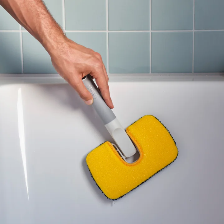 Joseph Joseph - CleanTech 2-in-1 Mikrofaser-Handwischer, light stone