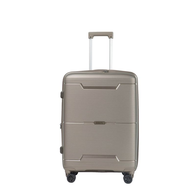 Lot de 3 valises extensibles Haree 55, 67 et 76.5 cm Pearly gold