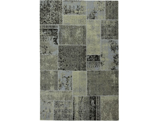 SITAP - Tapis Deco 160x235 gris et noir