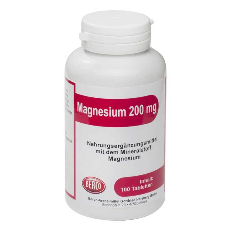 Magnesium 200 mg Berco Tabletten, 100 St