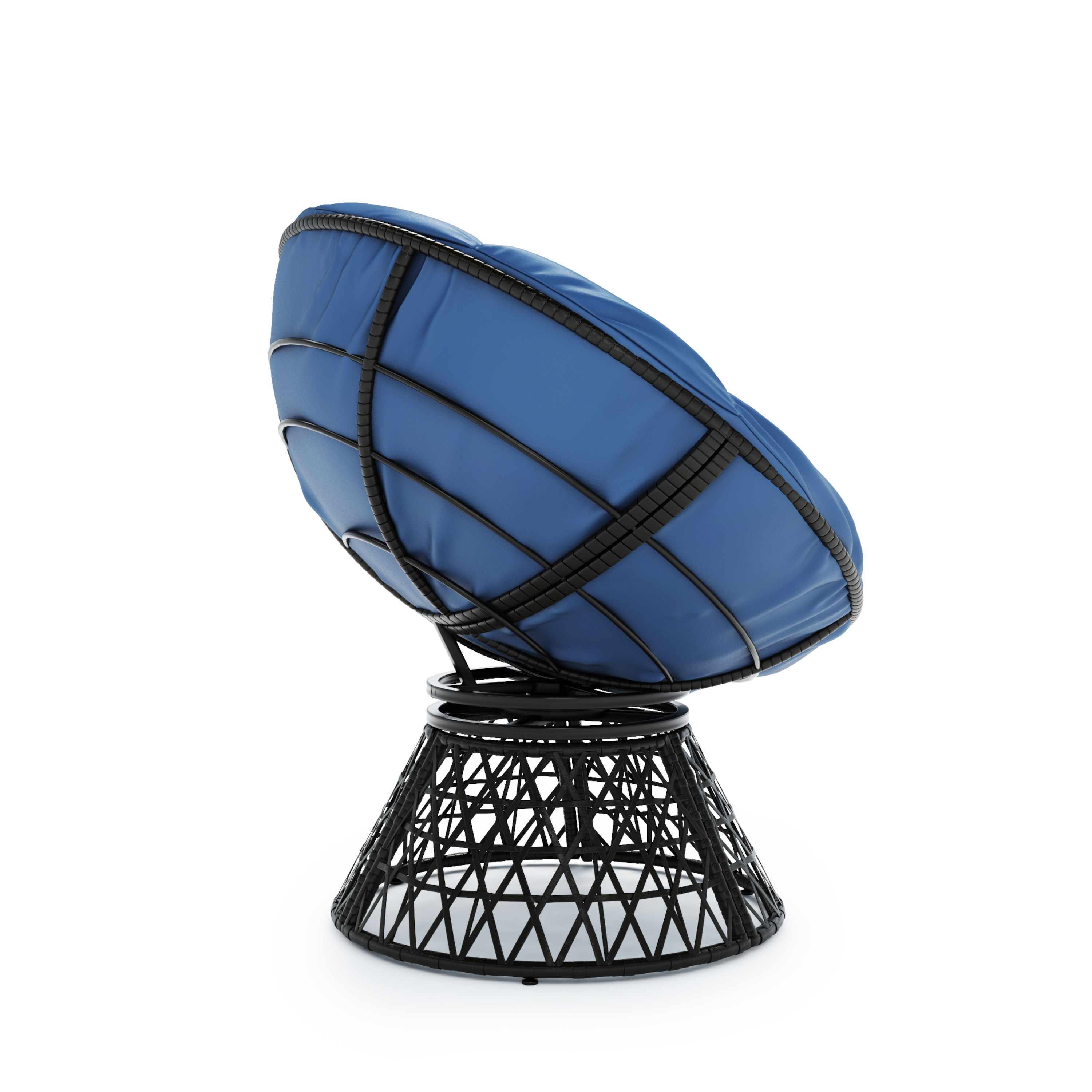 Loungesessel drehbar FOLKER blau