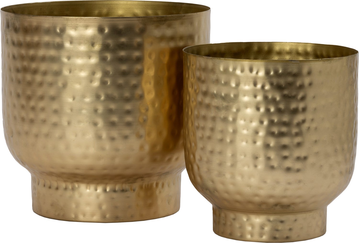 Intratuin bloempot Odil goud D 18 H 33 cm