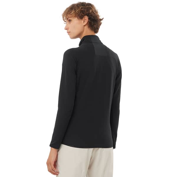 Veste polaire SALOMON ESSENTIAL LTWARM FZ W DEEP BLACK