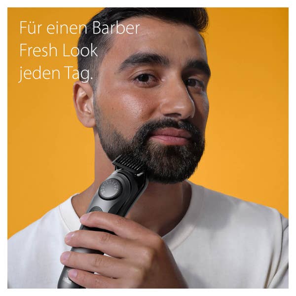 Braun Barttrimmer BT7441, Trimmer mit Barber Tools und 100 Min. Laufzeit