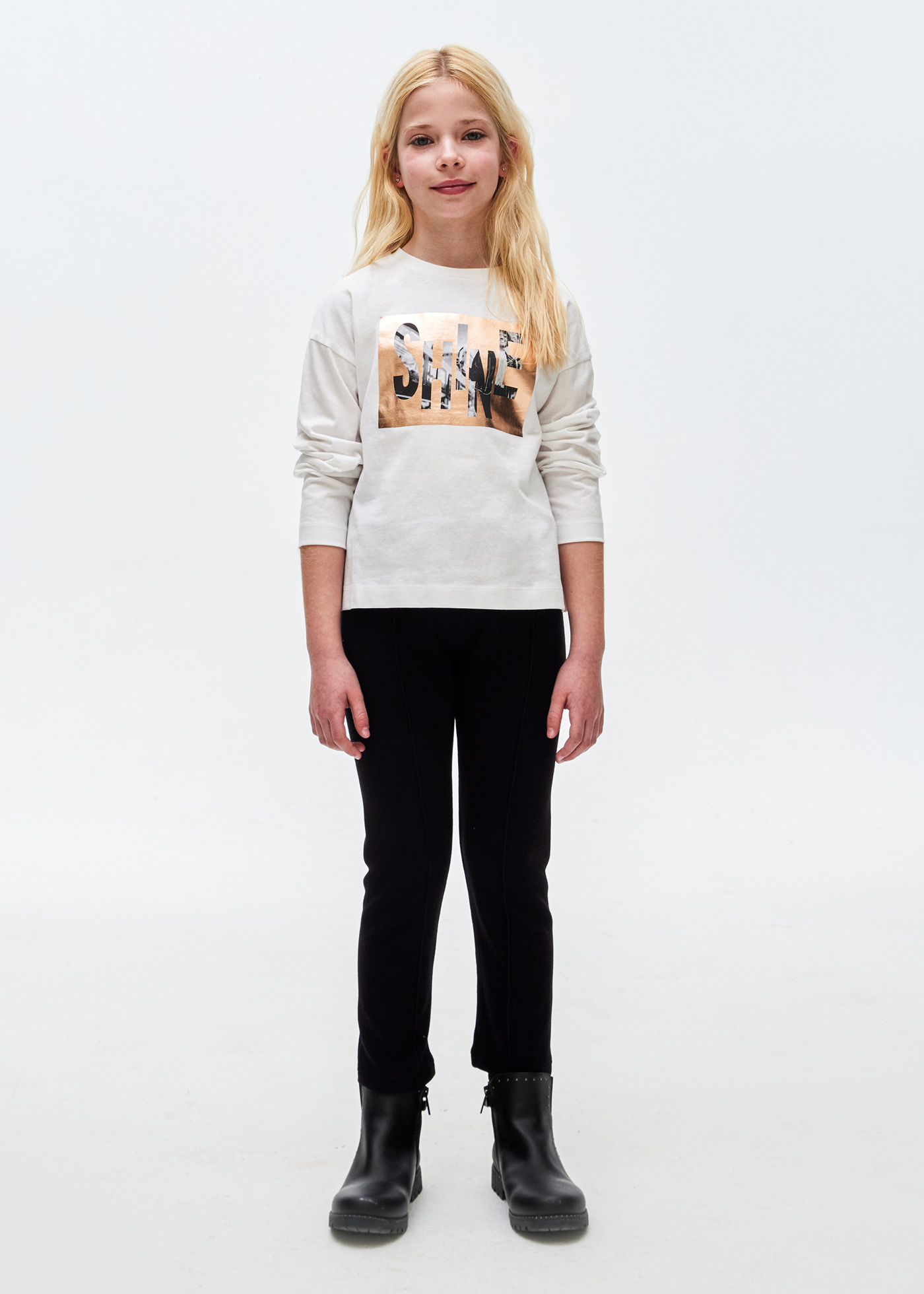 Camiseta estampada Better Cotton para meninas