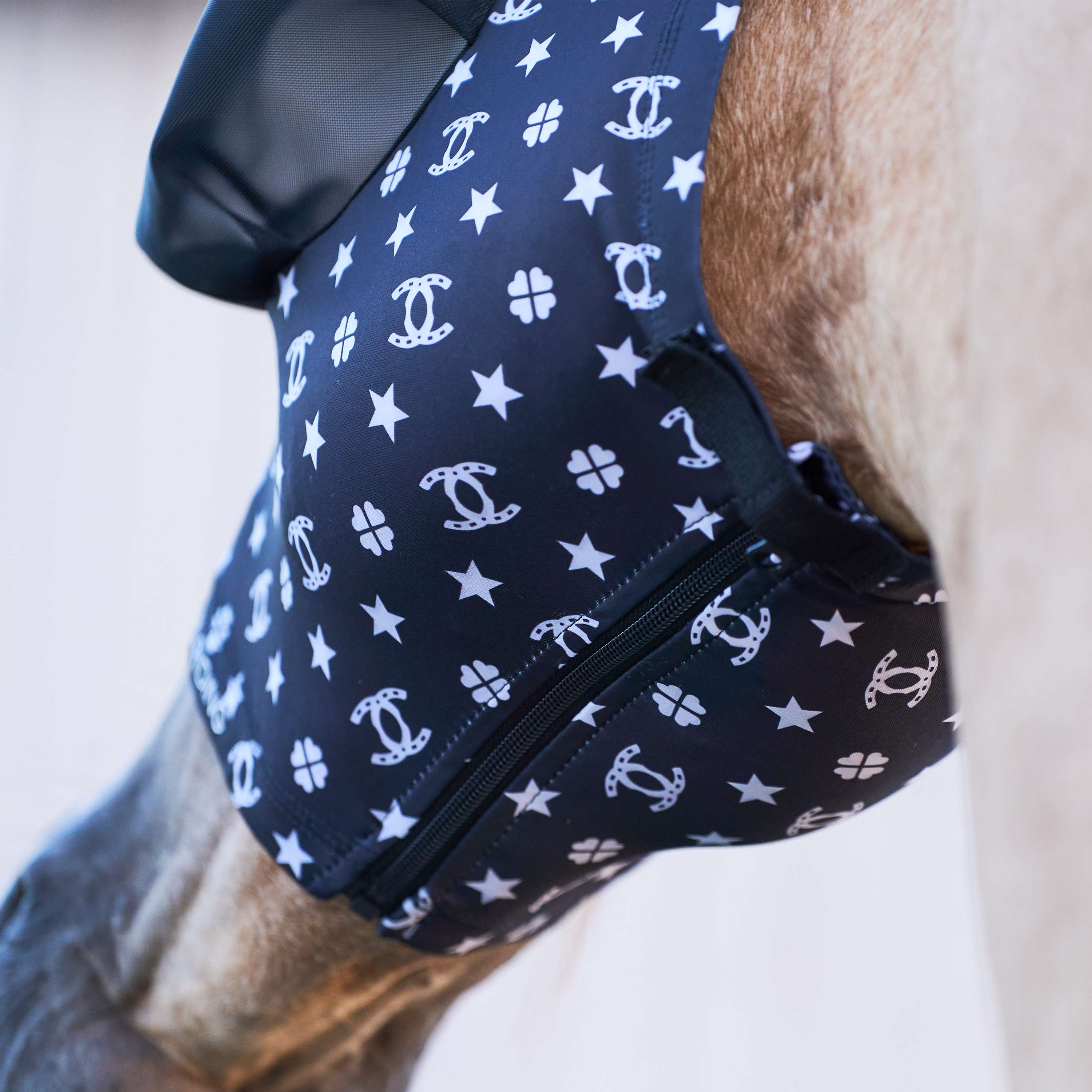 Imperial Riding Vliegenmasker IRHTrail Ride Zwart AOP
