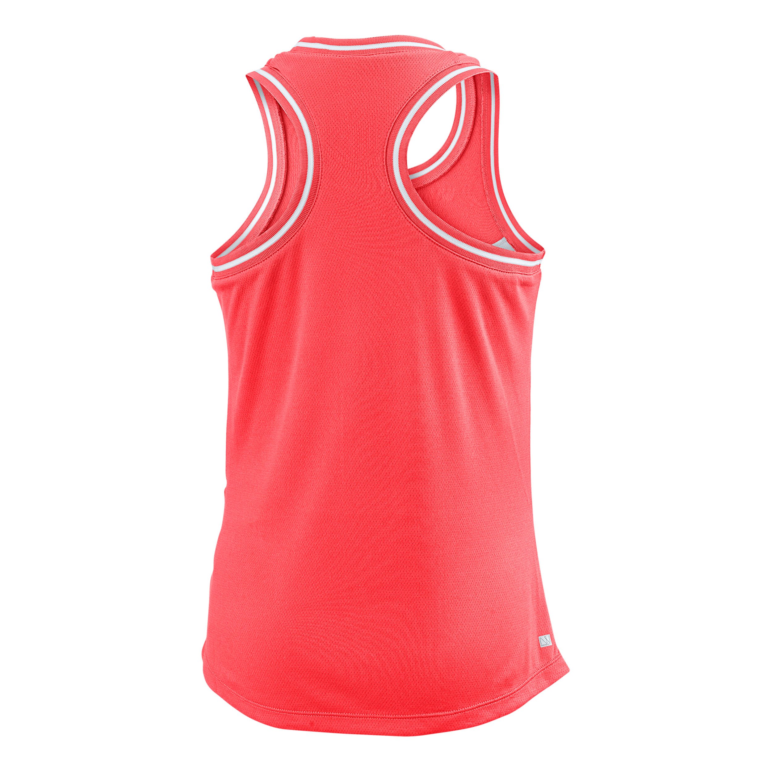 Wilson Team Débardeur Tank Top Filles - Corail , Blanc