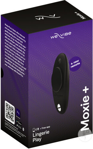 We-Vibe Moxie+ Satin Black Vibrateur 1 Pièce