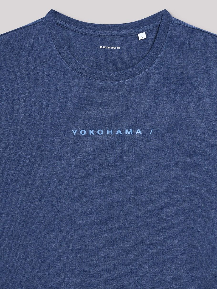 Tee-shirt col rond à message