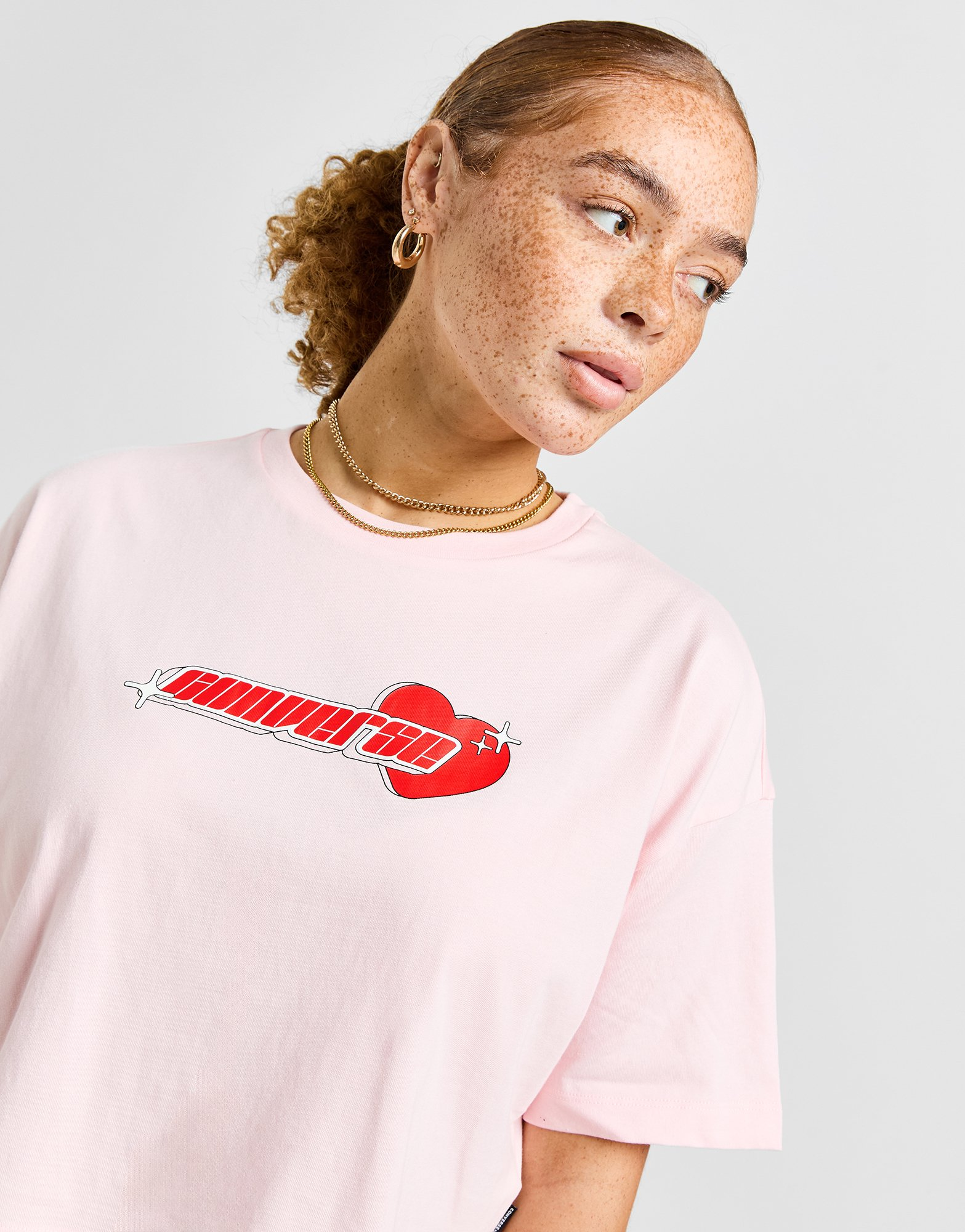 Converse T-shirt court Y2K Heart Femme