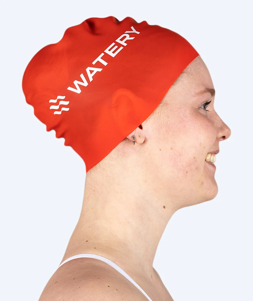 Watery badehætte (fra 10 år) - Signature - Rød