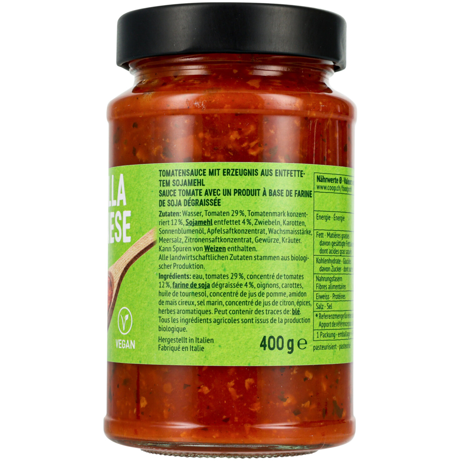 Bio 365 Sugo Bolognese vegan 400G