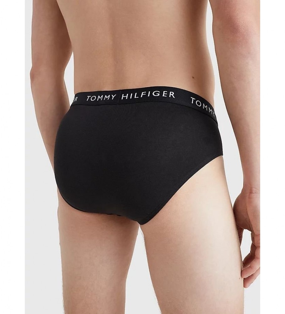 Tommy Hilfiger Pack 3 Slip Essential Preto