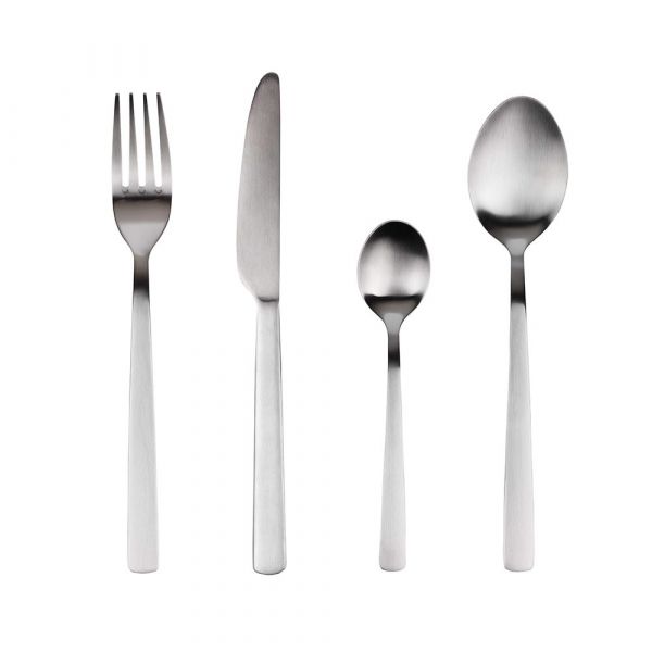 San Ignacio Faqueiro Inox Reciclado Mate Root S. 24 Unidades