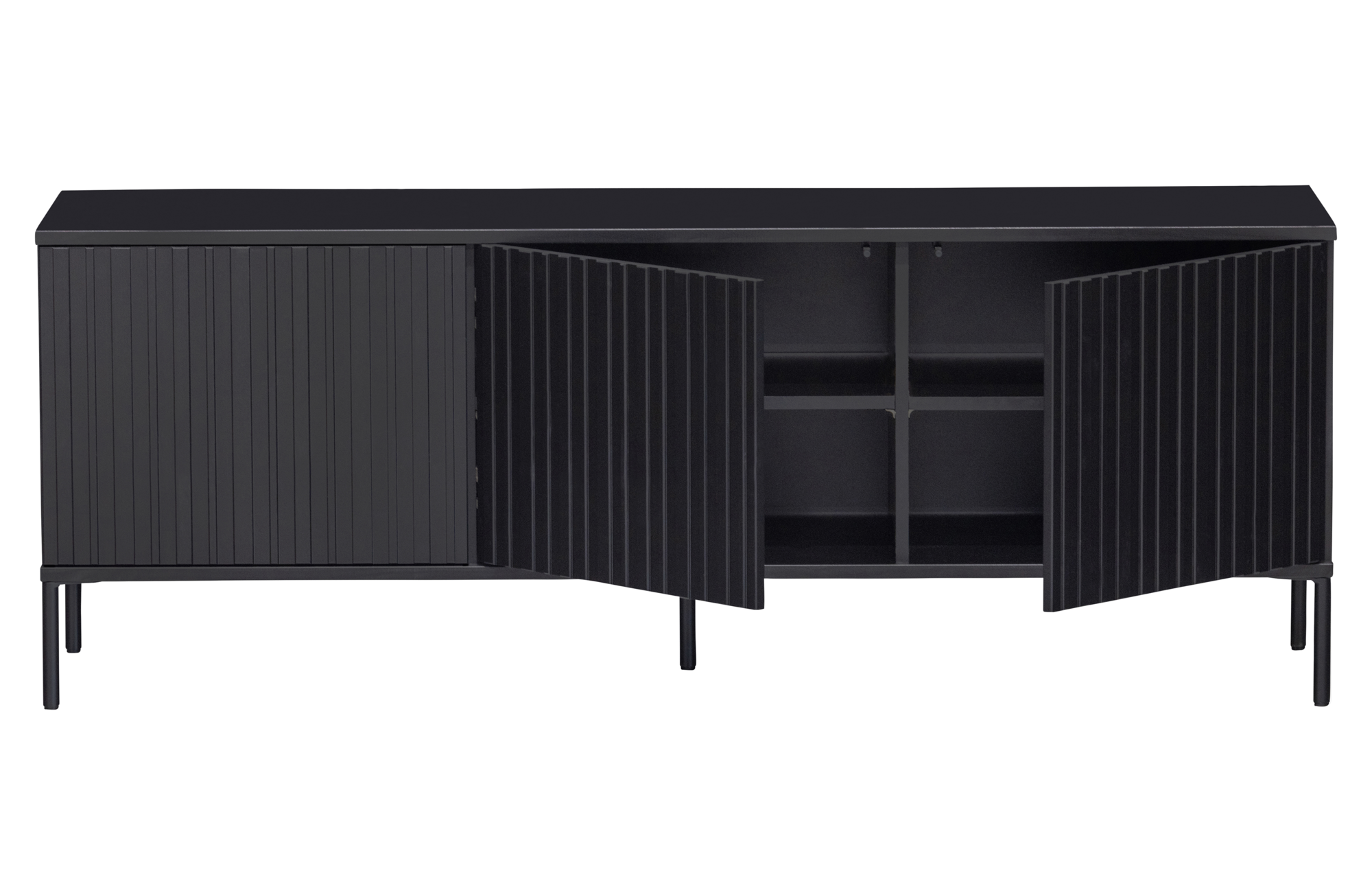 WOOOD Exclusive tv meubel New Gravure - Zwart Tv meubel New Gravure 150 cm - Zwart
