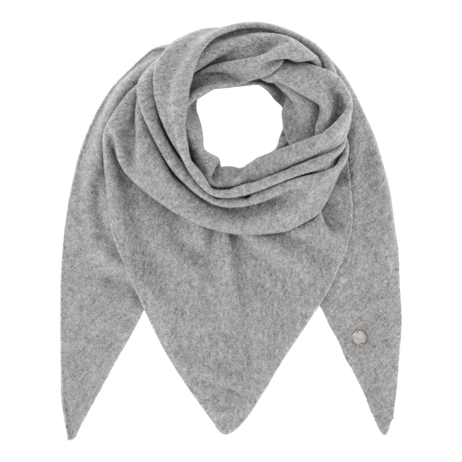 BETA studios  Triangle Cashmere halstørklæde - grå