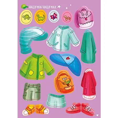Tessloff Mein kleines Sticker-Anziehbuch. Im Kindergarten