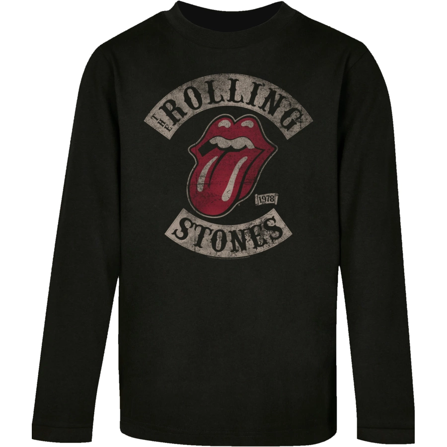 F4NT4STIC Longsleeve Shirt The Rolling Stones Tour '78 schwarz