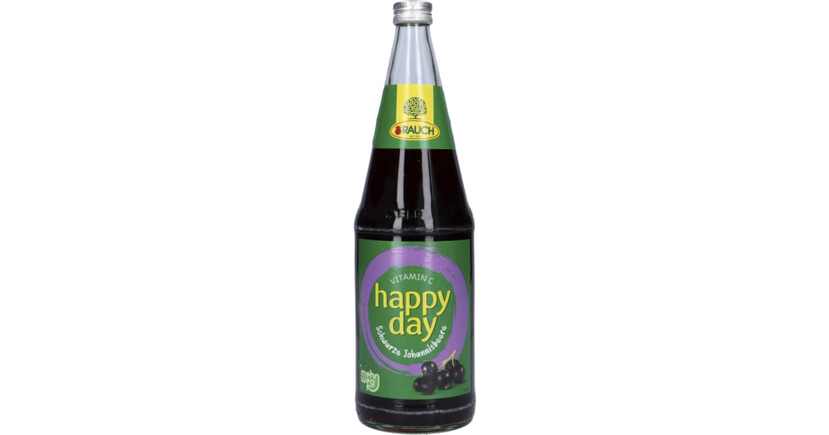 Rauch Happy Day Schwarze Johannisbeere 1,0 Liter (Mehrweg)